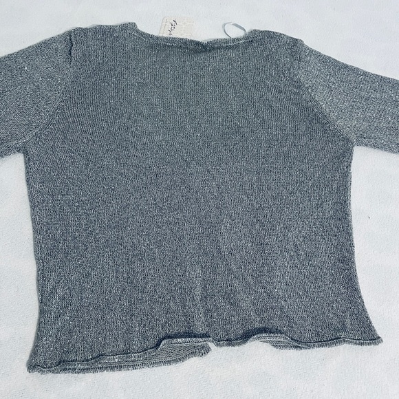 Free People Emmaline Shimmer Cropped Cardigan NWOT - Picture 8 of 14